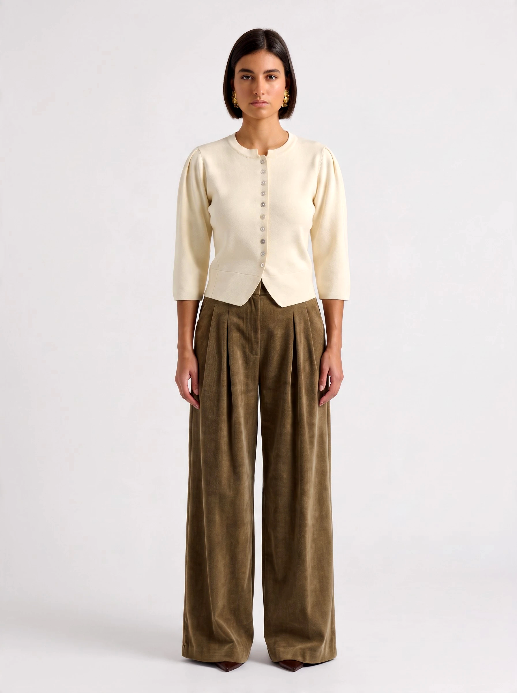 Cardigan small buttons front