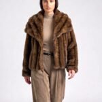 Short fur coat