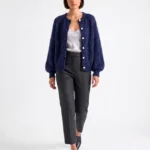 Cardigan mohair buttons