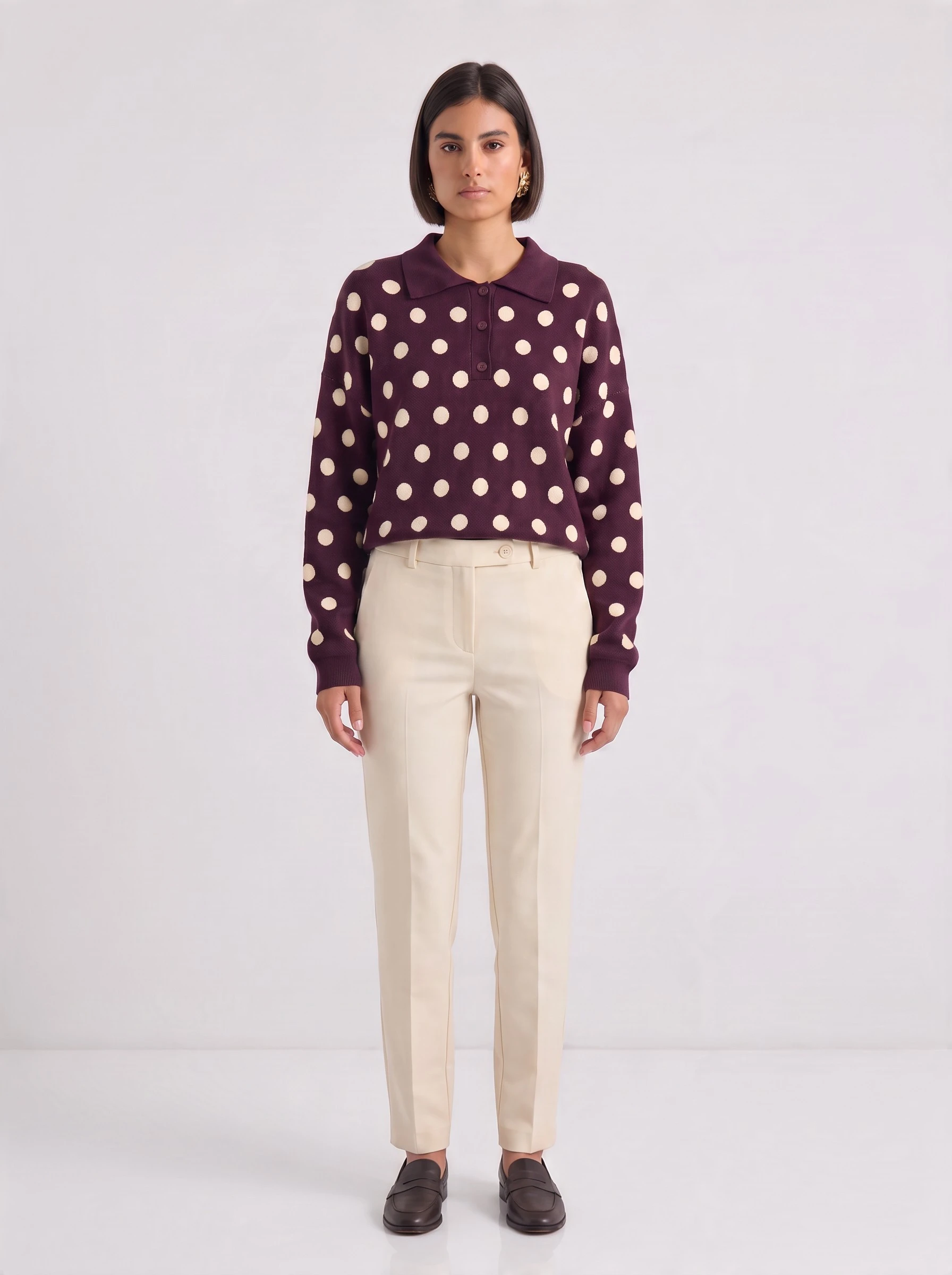 Polka dots sweater