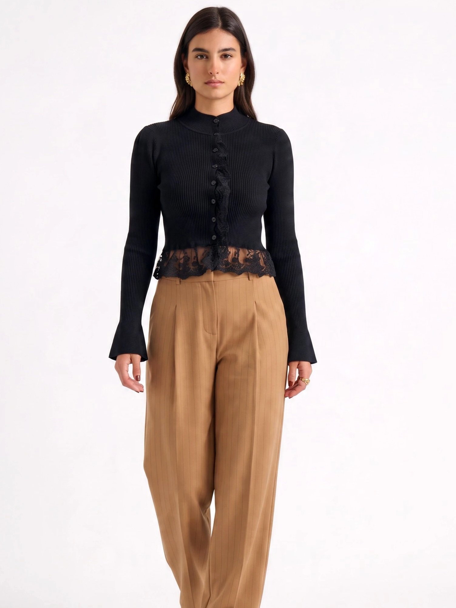 Sweater lace details