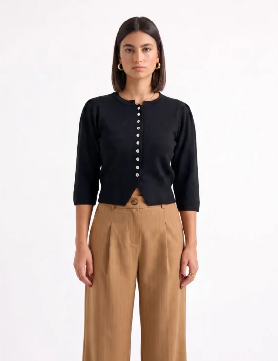 Cardigan small buttons front