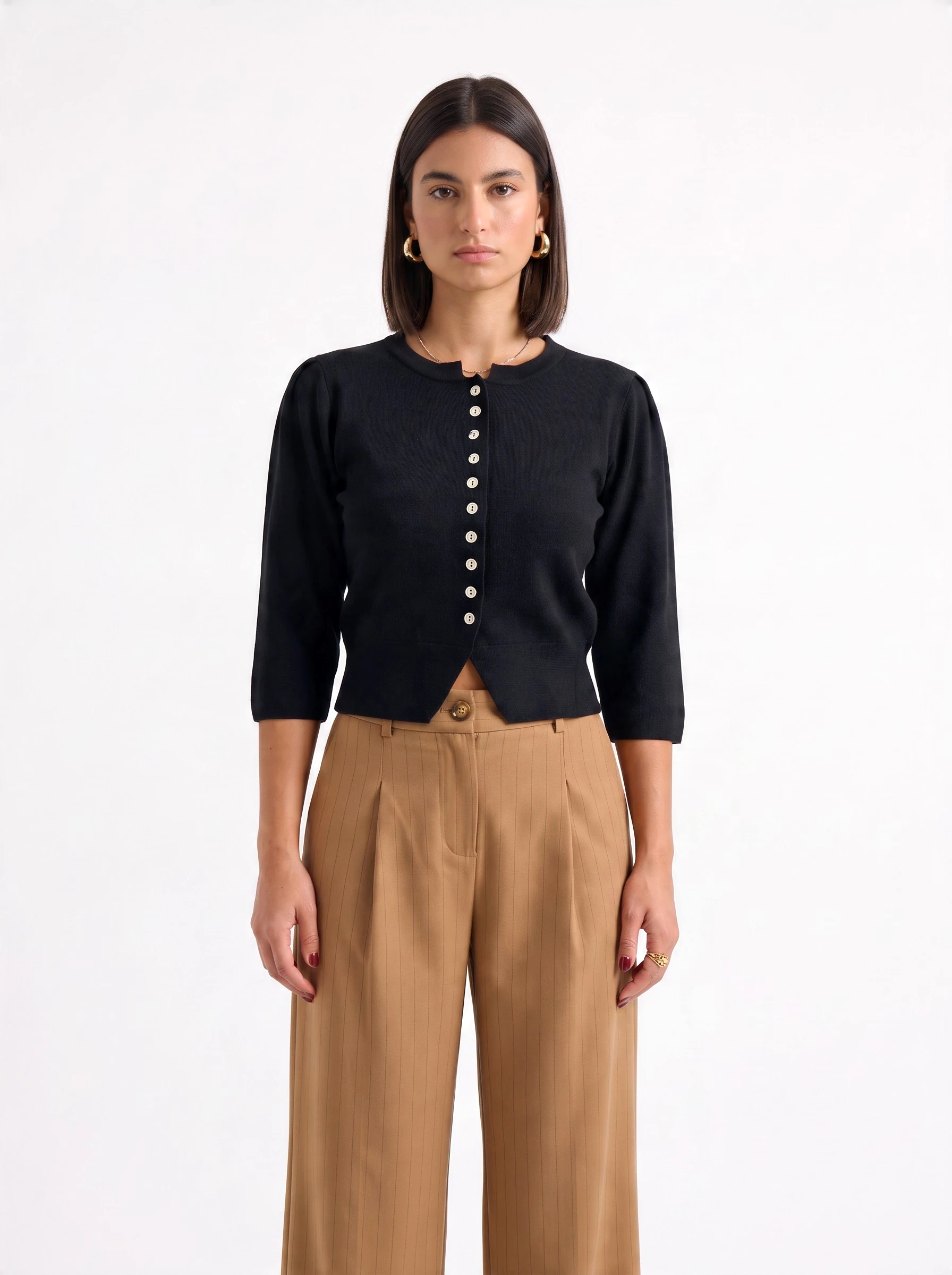Cardigan small buttons front