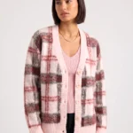 Cardigan v neck buttons front